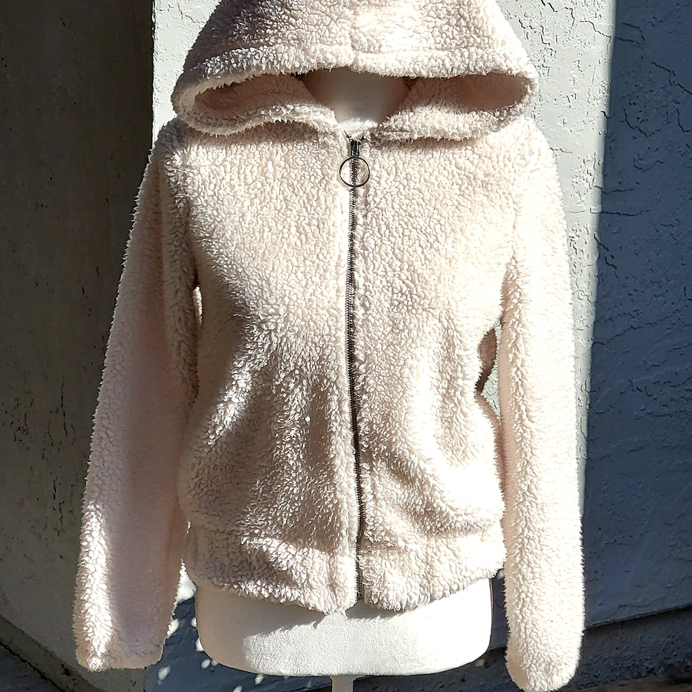 Sherpa zip up jacket